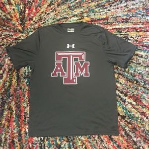 Mens Under Armour Dri-Fit Loose Texas A&M shirt-M